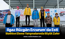 Ilgaz Rüzgârı Erzurum’da Esti: Biathlon Eleme Yarışmalarında Büyük Zafer