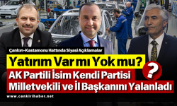 Yatırım Var mı Yok mu? AK Partili İsim Kendi Partisi Milletvekili ve İl Başkanını Yalanladı!