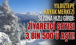 Yıldıztepe Kayak Merkezi Sezona Hızlı Girdi: Ziyaretçi Sayısı 3 Bin 500’ü Aştı!