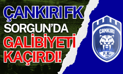 Çankırı FK Sorgun’da Galibiyeti Kaçırdı!