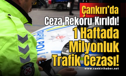 Çankırı’da Ceza Rekoru Kırıldı! 1 Haftada Milyonluk Trafik Cezası!