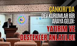 Çankırı’da Dev Kurumlar Bir Araya Geldi: Yatırım ve Destekler Anlatıldı!