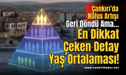 Çankırı’da Nüfus Artışı Geri Döndü Ama… En Dikkat Çeken Detay Yaş Ortalaması!