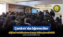 Çankırı’da öğrenciler dijital tehlikelere karşı bilinçlendirildi