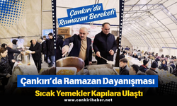 Çankırı’da Ramazan Dayanışması: Sıcak Yemekler Kapılara Ulaştı