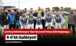 Çerkeş Belediyespor’dan Sezona Fırtına Gibi Başlangıç: 4-0’lık Galibiyet!