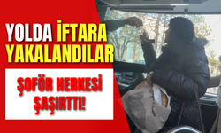 Yolda İftara Yakalandılar… Şoför Herkesi Şaşırttı!
