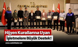 Hijyen Kurallarına Uyan İşletmelere Büyük Destek!