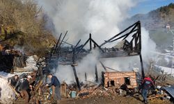 İtfaiye Son Anda Yetişti: Yangın Çevre Evlerine Sıçramadan Söndürüldü