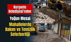 Kurşunlu Belediyesi’nden Yoğun Mesai: Mahallelerde Bakım ve Temizlik Seferberliği