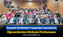 Kurşunlu’da Mesleki Yarışmalar Tamamlandı: Öğrencilerden Etkileyici Performans