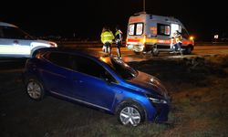 Otomobil Şarampole Devrildi, Sürücü Ortadan Kayboldu!