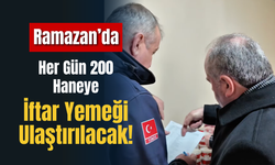 Ramazan’da Her Gün 200 Haneye İftar Yemeği Ulaştırılacak!