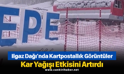 Ilgaz Dağı’nda Kartpostallık Görüntüler: Kar Yağışı Etkisini Artırdı