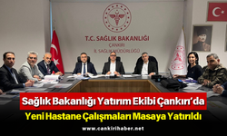 Sağlık Bakanlığı Yatırım Ekibi Çankırı’da: Yeni Hastane Çalışmaları Masaya Yatırıldı