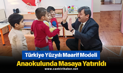 Türkiye Yüzyılı Maarif Modeli Anaokulunda Masaya Yatırıldı