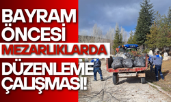 Bayram Öncesi Mezarlıklarda Düzenleme Çalışması!