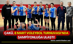 ÇAKÜ, 8 Mart Voleybol Turnuvası’nda Şampiyonluğa Ulaştı!