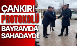 Çankırı Protokolü Bayramda Sahadaydı!