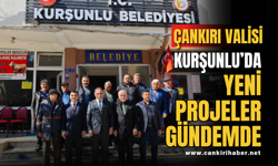 Çankırı Valisi Kurşunlu’da: Yeni Projeler Gündemde
