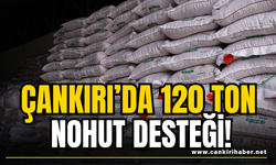 Çankırı’da 120 Ton Nohut Desteği!