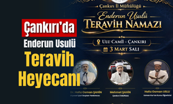 Çankırı’da Enderun Usulü Teravih Heyecanı