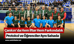 Çankırı’da Hem İftar Hem Farkındalık: Protokol ve Öğrenciler Aynı Sahada