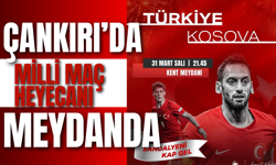 Çankırı’da Milli Maç Heyecanı Meydanda