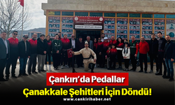 Çankırı’da Pedallar Çanakkale Şehitleri İçin Döndü!