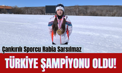 Çankırılı Sporcu Rabia Sarsılmaz Türkiye Şampiyonu Oldu!