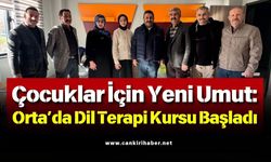 Çocuklar İçin Yeni Umut: Orta’da Dil Terapi Kursu Başladı