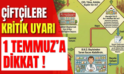 Çiftçilere Kritik Uyarı: 1 Temmuz’a Dikkat