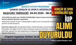 Gençlik ve Spor İl Müdürlüğü İçin İUP Alımı Duyuruldu