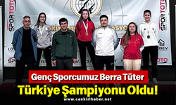 Genç Sporcumuz Berra Tüter Türkiye Şampiyonu Oldu!