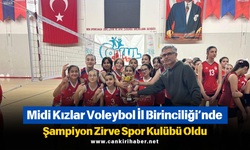 Midi Kızlar Voleybol İl Birinciliği’nde Şampiyon Zirve Spor Kulübü Oldu