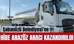 Şabanözü Belediyesi’ne Hibe Arazöz Aracı Kazandırıldı