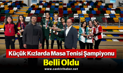 Küçük Kızlarda Masa Tenisi Şampiyonu Belli Oldu