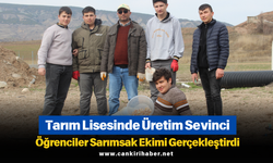 Tarım Lisesinde Üretim Sevinci: Öğrenciler Sarımsak Ekimi Gerçekleştirdi