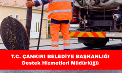 T.C.  ÇANKIRI BELEDİYE BAŞKANLIĞI  Destek Hizmetleri Müdürlüğü