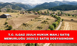 T.C. ILGAZ (SULH HUKUK MAH.) SATIŞ MEMURLUĞU 2025/12 SATIŞ DOSYASINDAN
