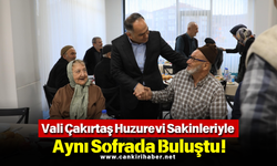 Vali Çakırtaş Huzurevi Sakinleriyle Aynı Sofrada Buluştu!