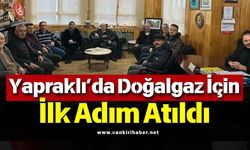 Yapraklı’da Doğalgaz İçin İlk Adım Atıldı