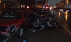 Yardım Etmek İsterken Kazaya Karıştı!