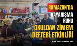 Ramazan’da Dayanışma Ruhu: Okuldan Zimem Defteri Etkinliği