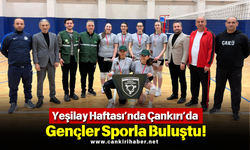 Yeşilay Haftası’nda Çankırı’da Gençler Sporla Buluştu!