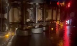 3 Tır Çarpıştı, Yol Kapandı!