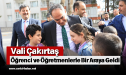 Çakırtaş Öğrenci ve Öğretmenlerle Bir Araya Geldi