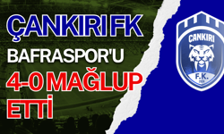 Çankırı FK, Bafraspor'u 4-0 mağlup etti