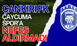 Çankırı FK, ÇaycumaSpor’a Nefes Aldırmadı