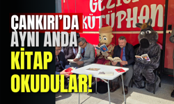 Çankırı’da Aynı Anda Kitap Okudular!